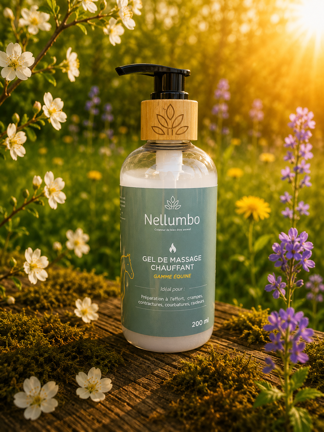 Gel de massage chauffant
