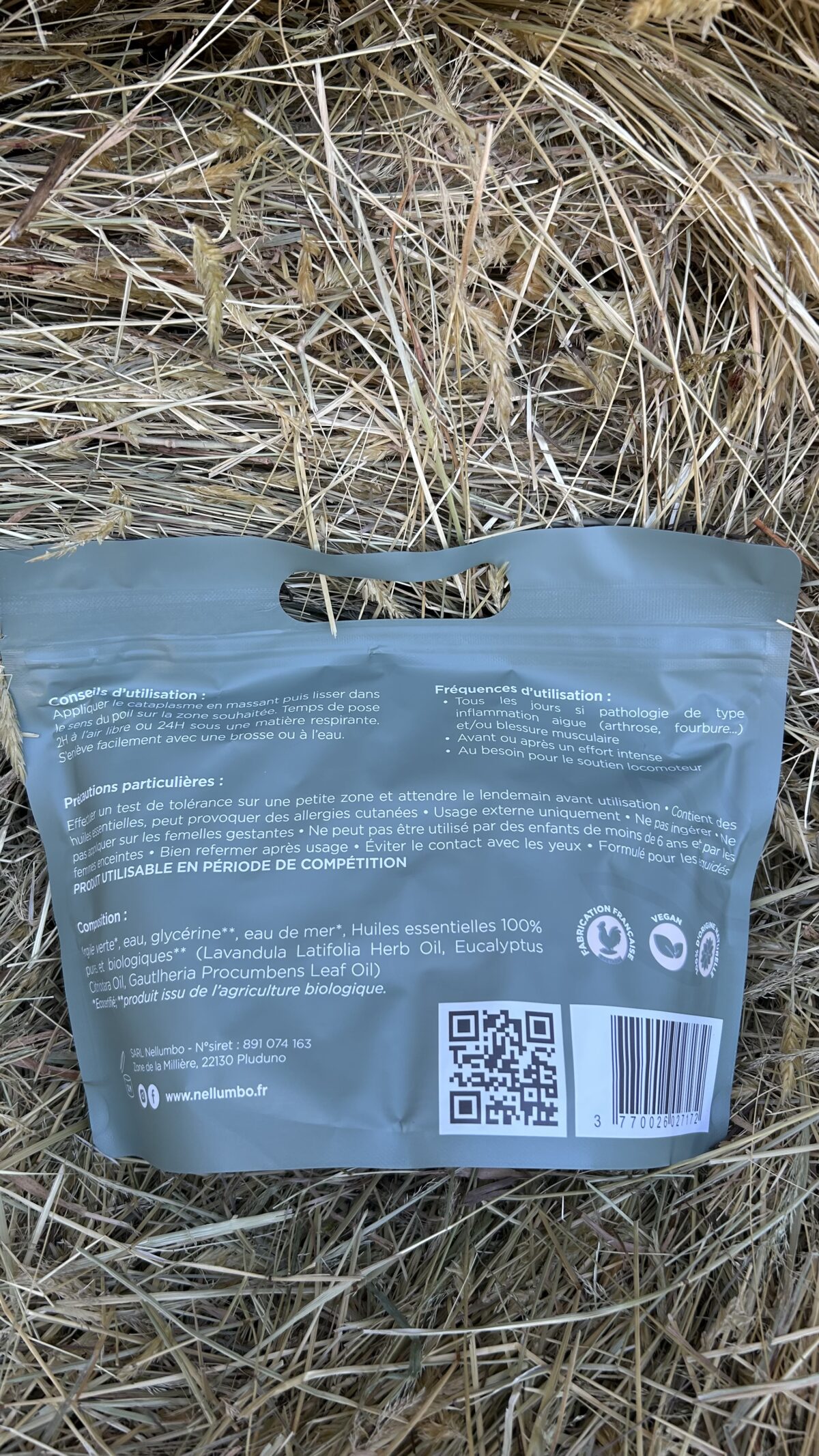 Cataplasme d’argile – Douleurs musculaires & articulaires
