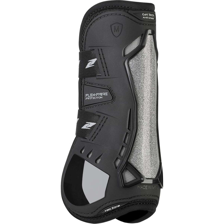 Guêtres Zandona Carbon Chic – vue portée protection tendon cheval
